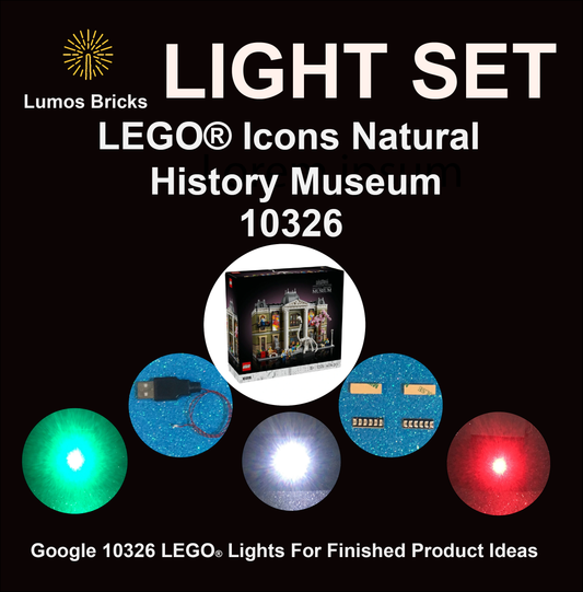 LEGO Natural History Museum Light Pack 10326